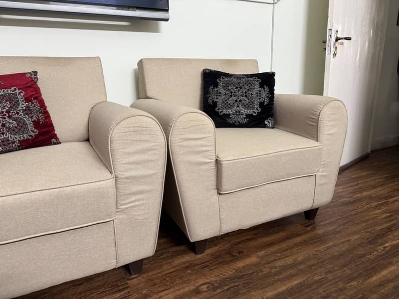 2 seater sofa // wooden sofa // sofa for sale // 1+1 Seater 1