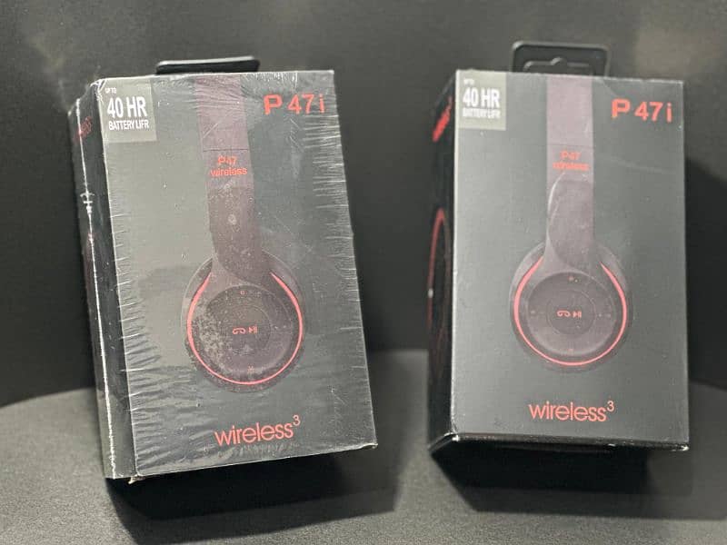 p47i Headphone wireless 40 hour battery timing 2