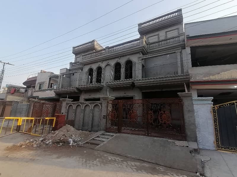 Well-constructed Grey Structure House Available For sale In Marghzar Officers Colony 6