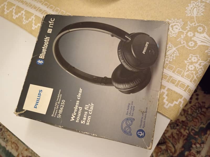 Philips SHB6250 Wireless Clear sound Bluetooth Headphones 0