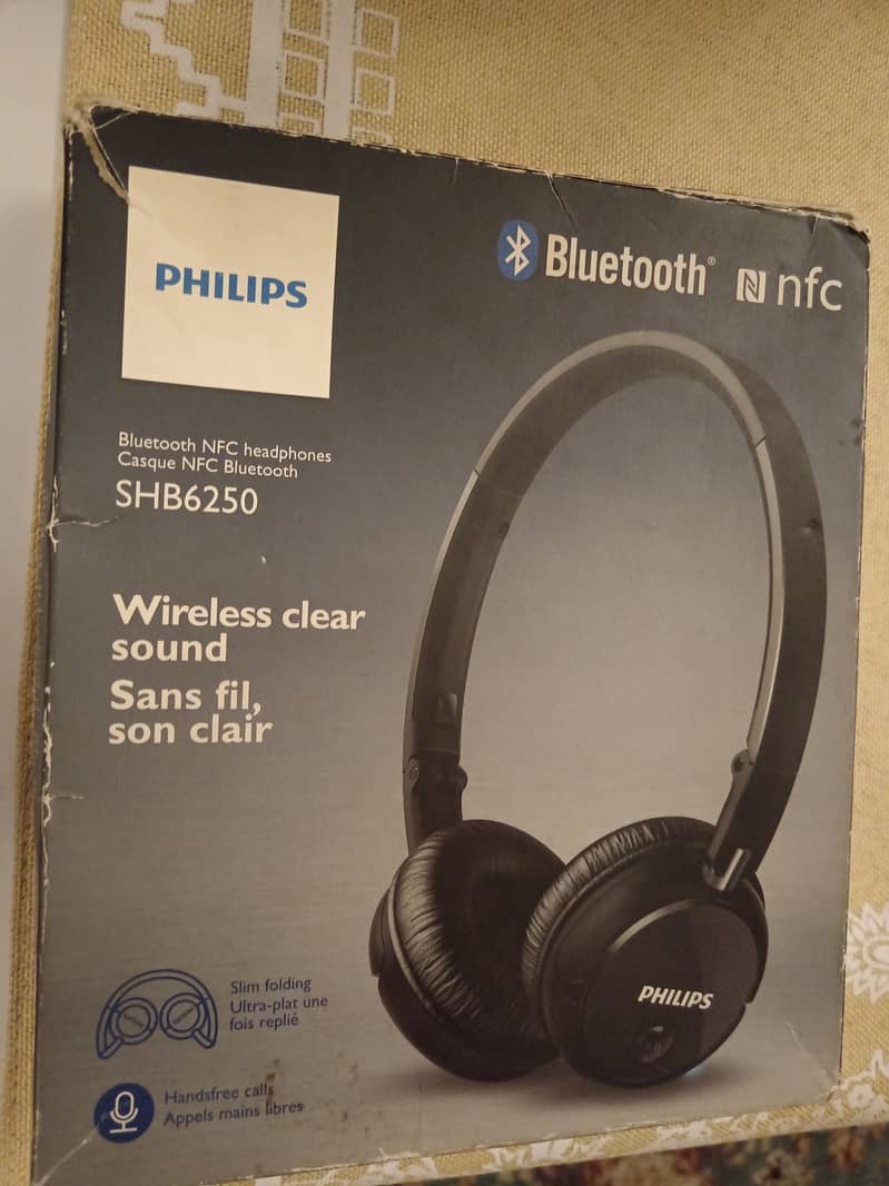 Philips SHB6250 Wireless Clear sound Bluetooth Headphones 3