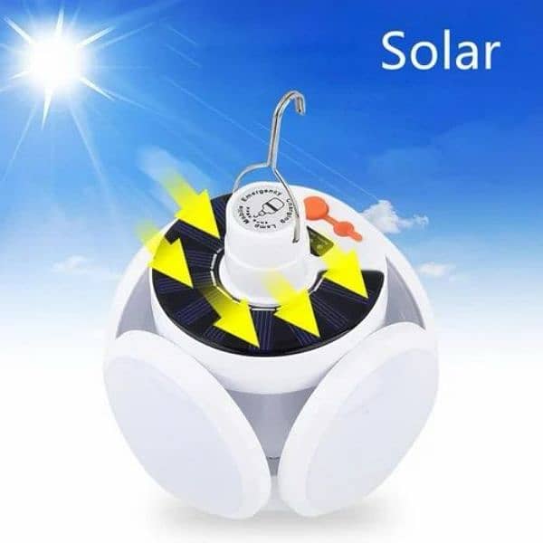 Solar Hanging Light 5 Bulbs 3