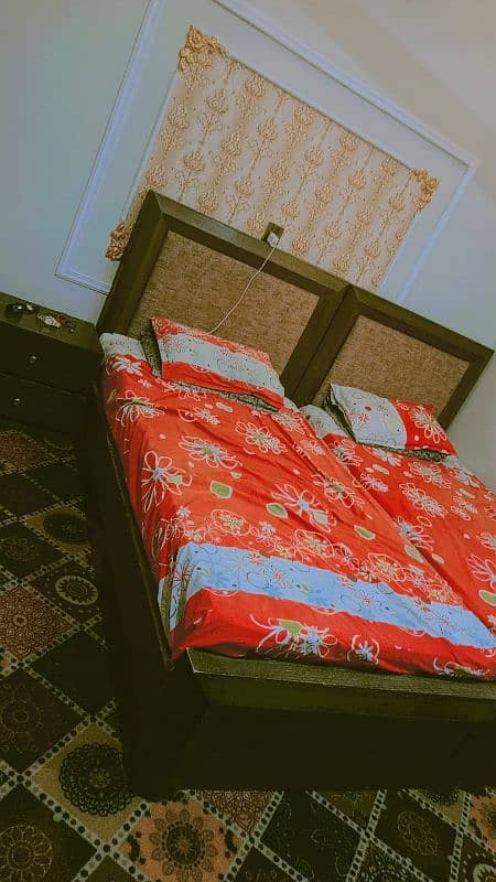 single bed set with mattress A plus quality for sale 1