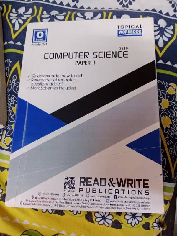 Slightly Used O-Level Computer Books & Past Papers 1
