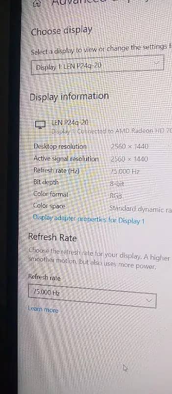 lenovo. ThinkVision gaming led dell borderless hp 1440p 75hz 3