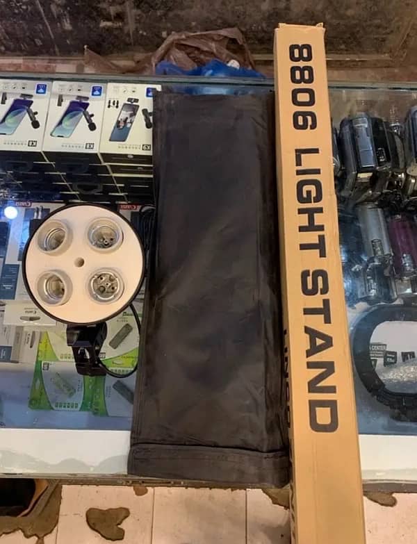 video light high quality and 4 in bulb soft box WhatsApp 03212306356 1