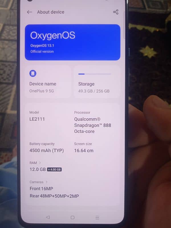 OnePlus 9 5g  12 256 1