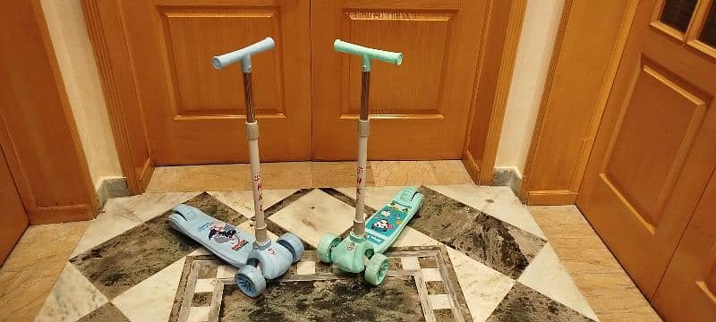 2 in 1 scooty for kids with LED lights 6