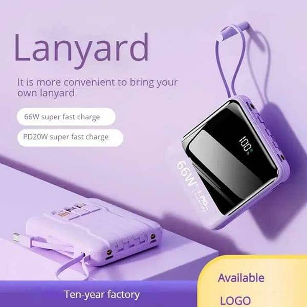 Mini Large Capacity  Power Bank 20000mah 1