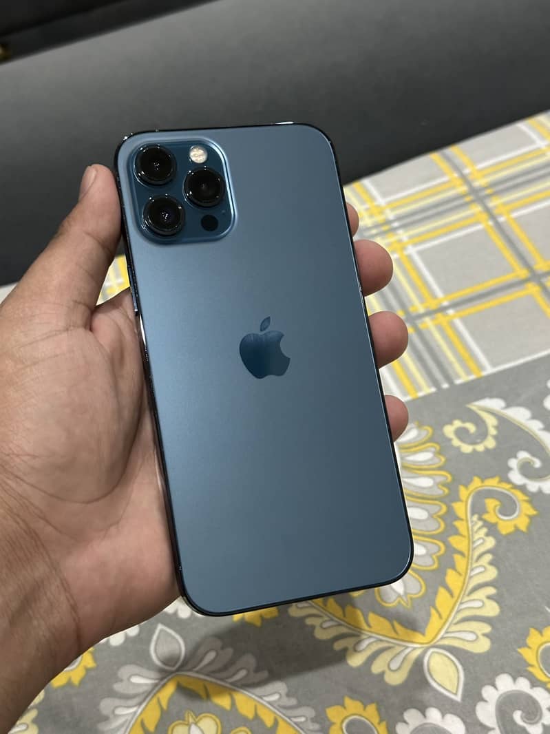iphone 12 pro max 256gb pta approved with box brand new phone 0