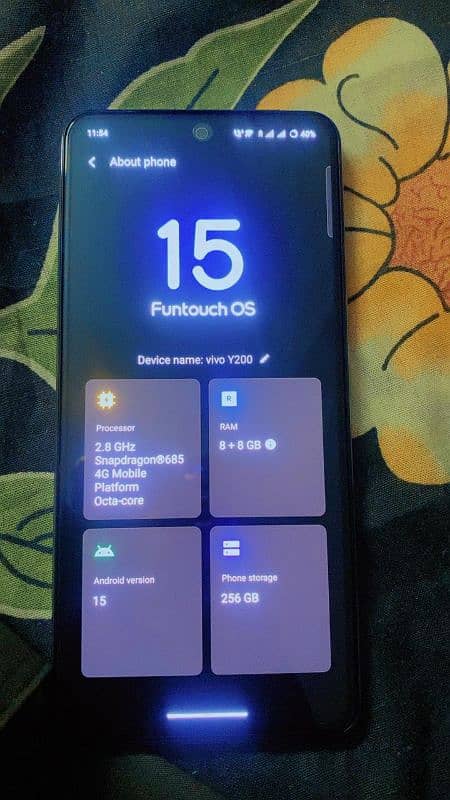 vivo Y200 8/256gb brand new condition pta approved 2