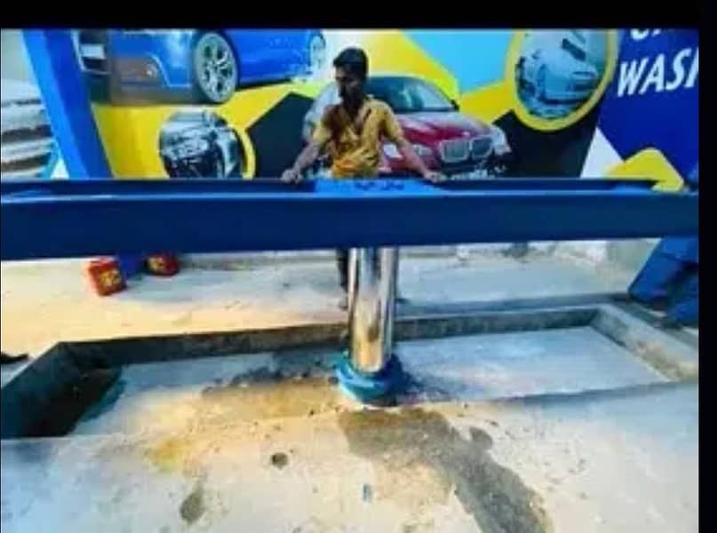 Car Wash Service Station jack lift oil pressure washer compressor 2
