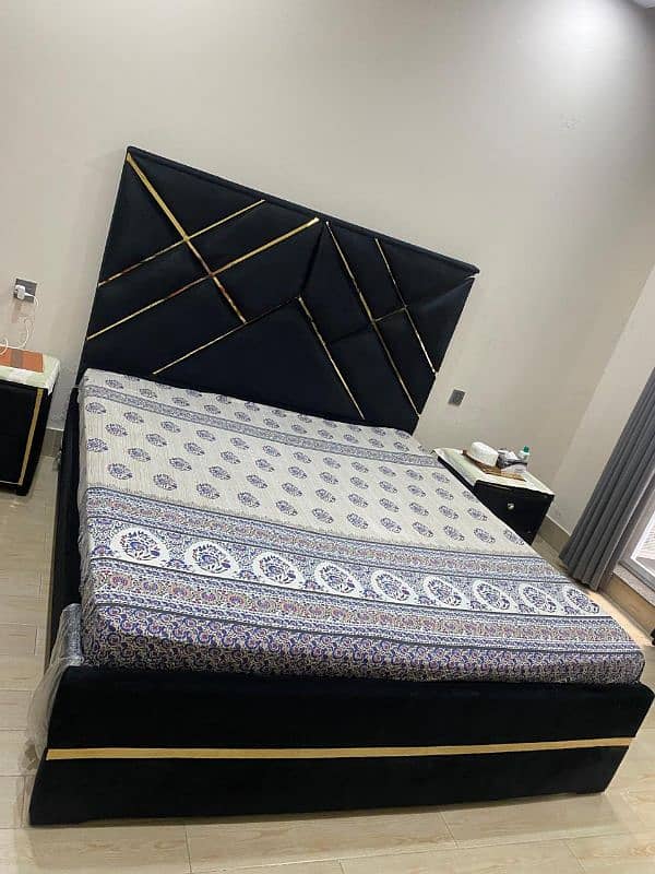 king size bed set and dressing for sale 6