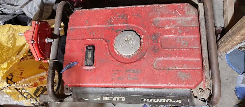 generator good condition 10/9 3000d 0306/58000/24/ 2