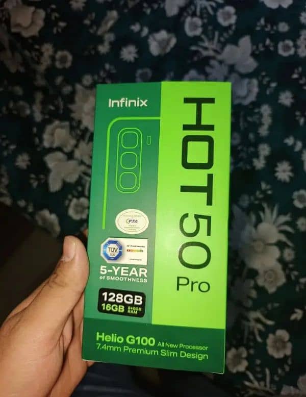 Infinix Hot 50 Pro Urgent for sale six day use 6