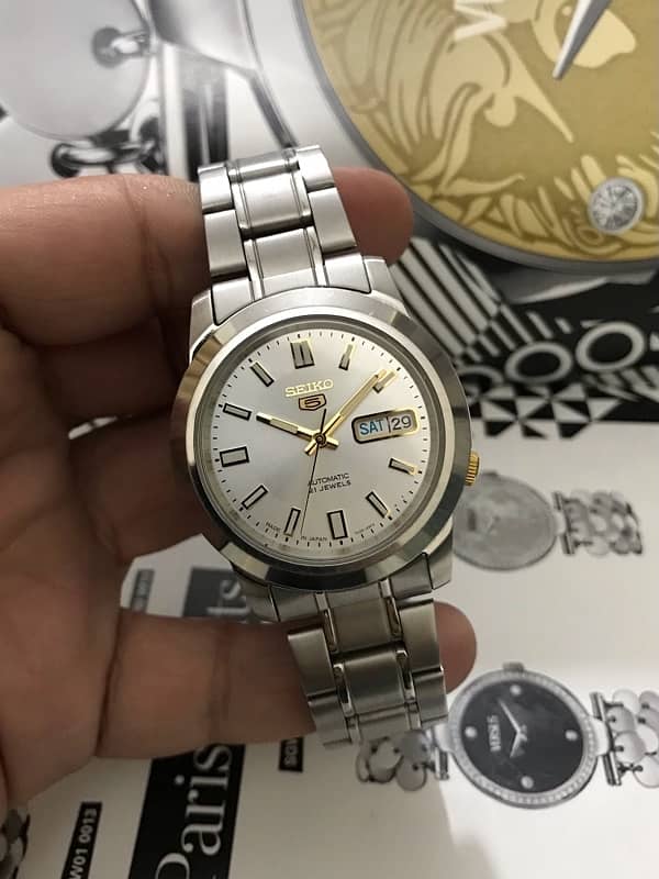 SEIKO-AUTOMATIC-100% ORIGINAL-GOOD CONDITION WATCH-RADO-OMEGA-ROLEX 2