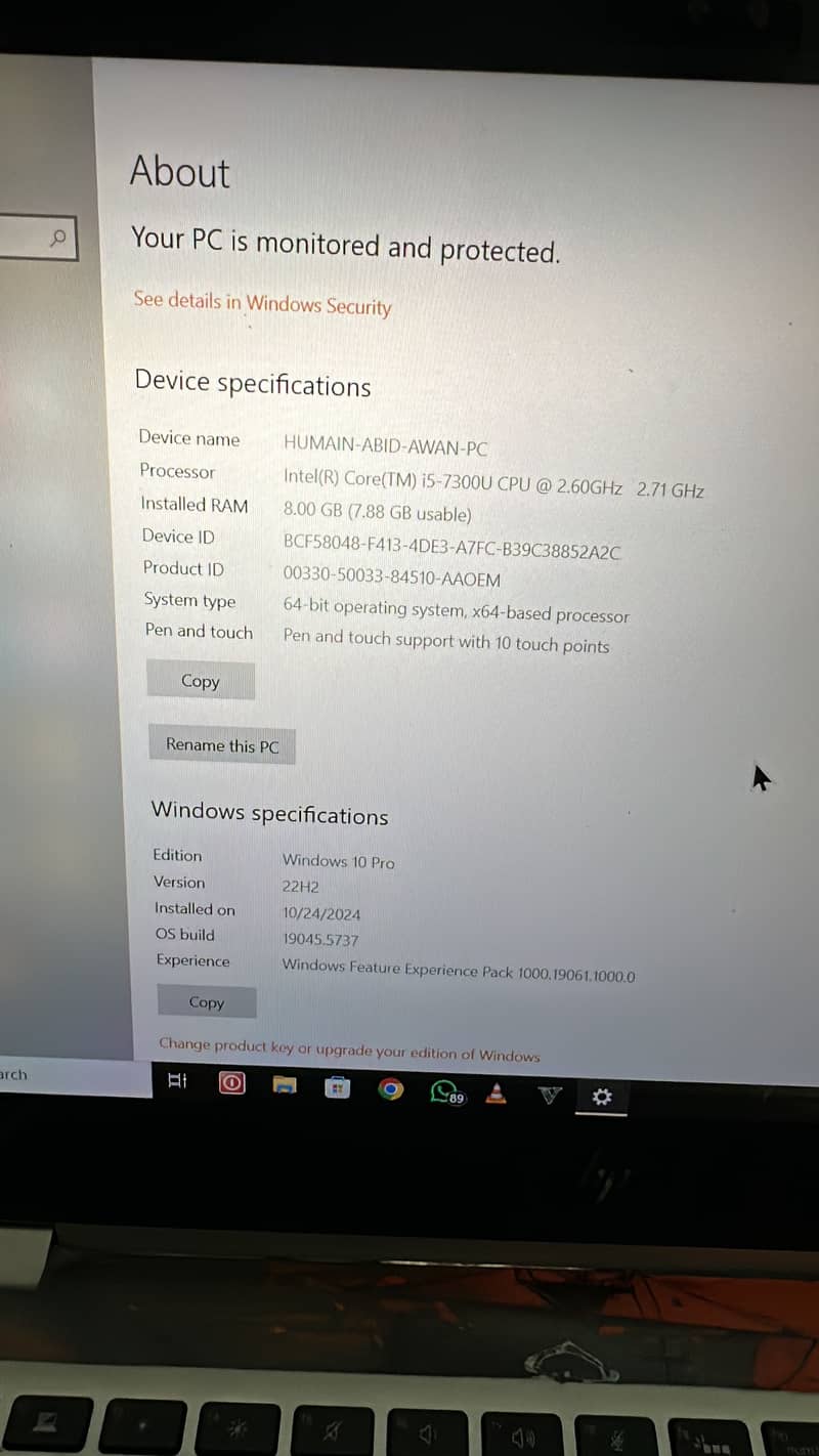 Laptop urgent sale Hp elitebook 1030g2 *360 9