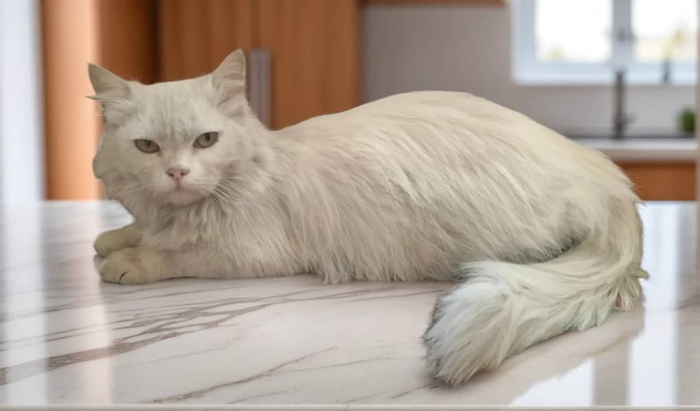 Turkish Angora cat double coated cat persian cat Kitten I-10 2
