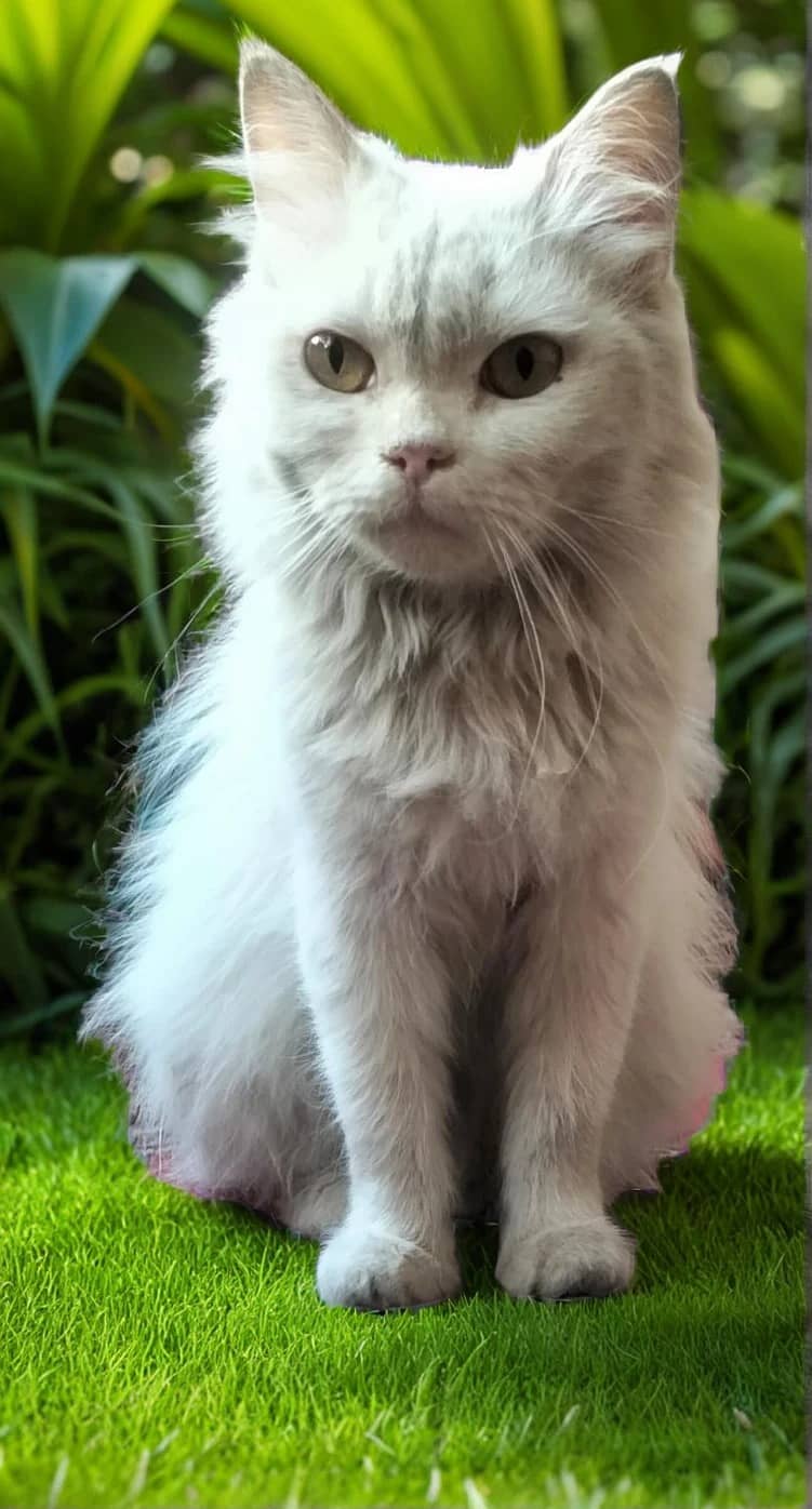 Turkish Angora cat double coated cat persian cat Kitten I-10 3