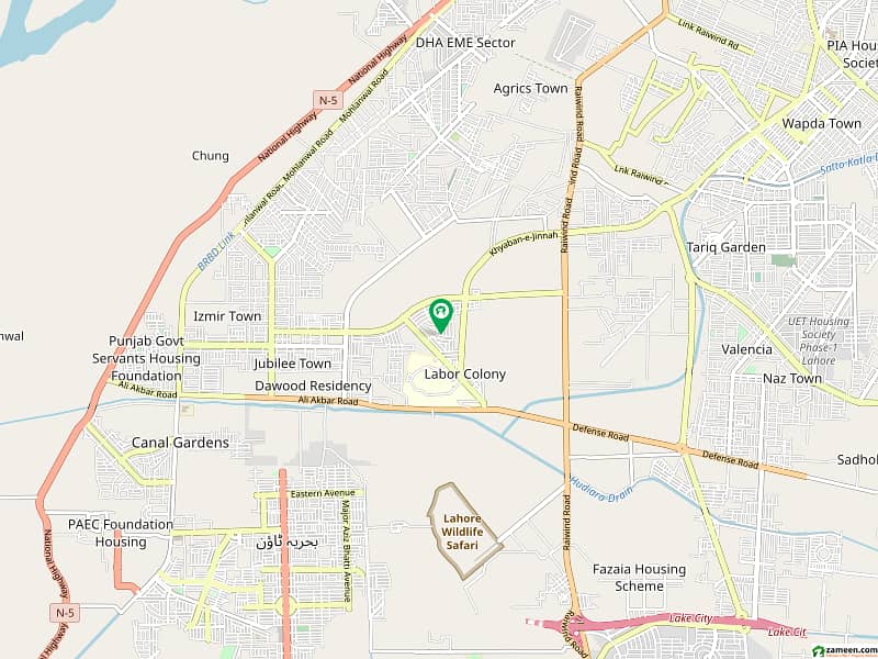 1 Kanal Single Story Owner Build Tiled Flooring House For Sale 0