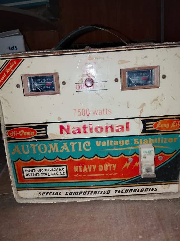 National 7500watt Stabilizer 0