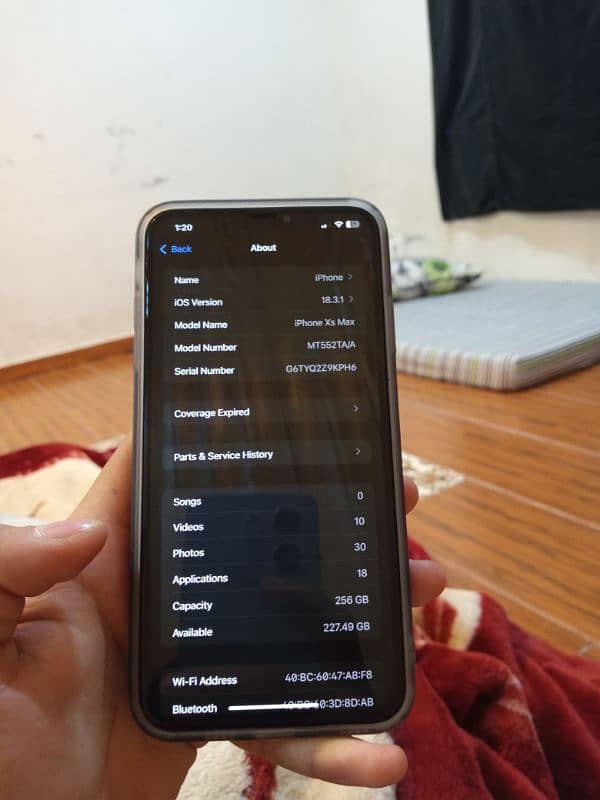 iphone xsmax pta approved 256gb 10