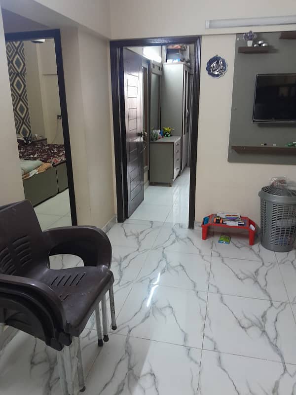 Kareem Residencia 2 BED DD LUXURY APARTMENT FOR SALE GULSHAN IQBAL 13/D3 8