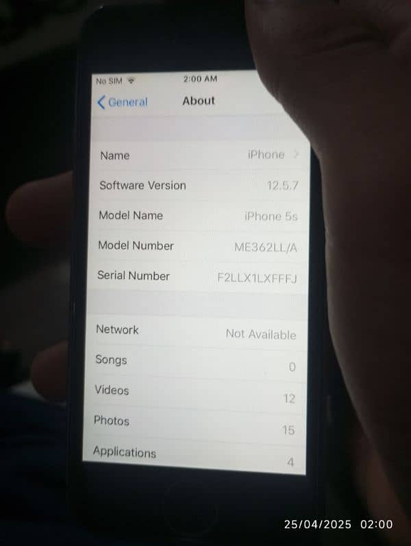 iPhone 5 s 4
