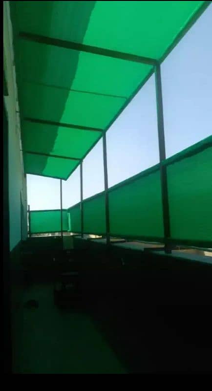 birds master fiberglass cage sun shade car parking shade green net sha 3