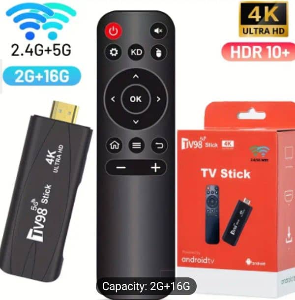 Android 12.0 TV box with dual WiFi 2.4g/5g dual channel 3