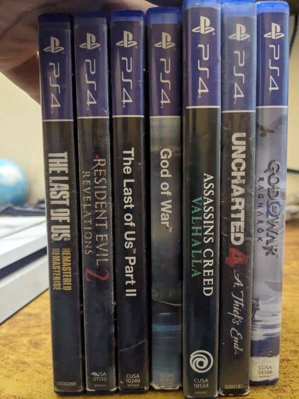Ps4 games god of war, uncharted, the last of us and more 1