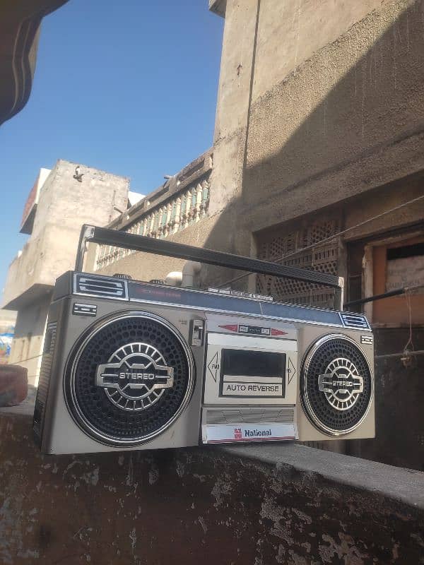 National radio Cape recorder speaker All working 6