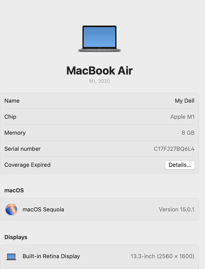 M1 Chip Macbook Air 2020 7