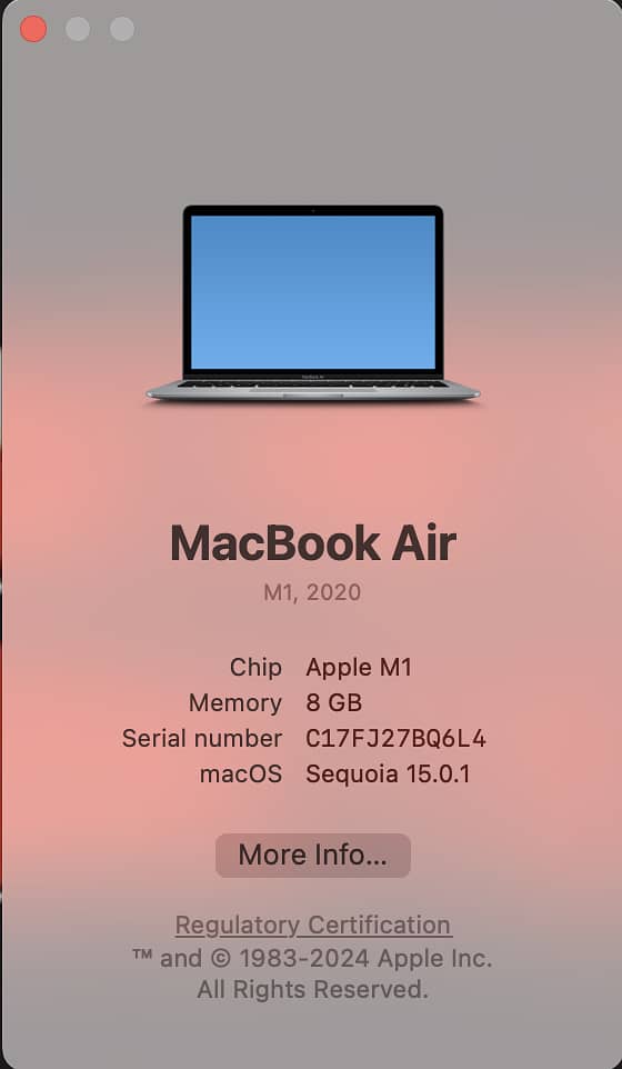 M1 Chip Macbook Air 2020 4
