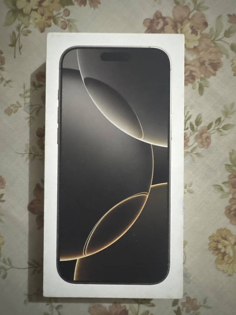 Brand new  16 pro max JV, natural titanium, 256 GB 0