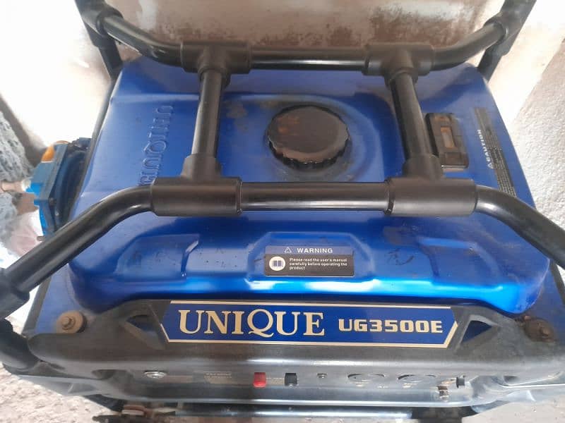 Unique Genrater 3.5kv in new condition gas petrol both 1