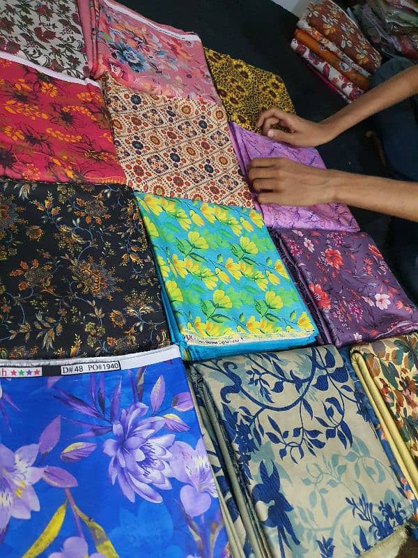 2pc lawn  granted fabric AlhumduliAllah 1