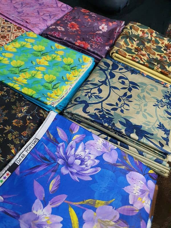 2pc lawn  granted fabric AlhumduliAllah 2