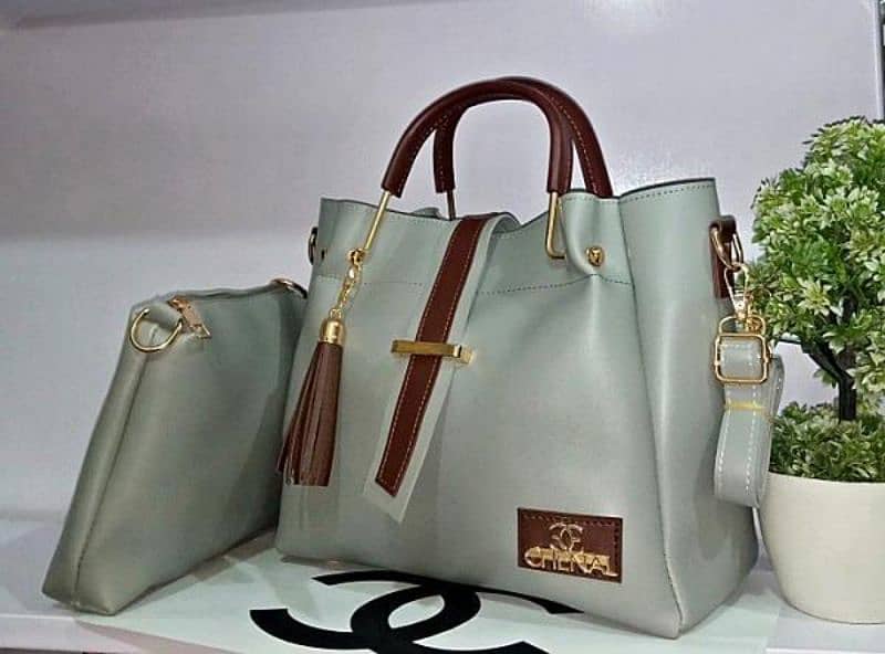 Girls PU leather hand bag set 3