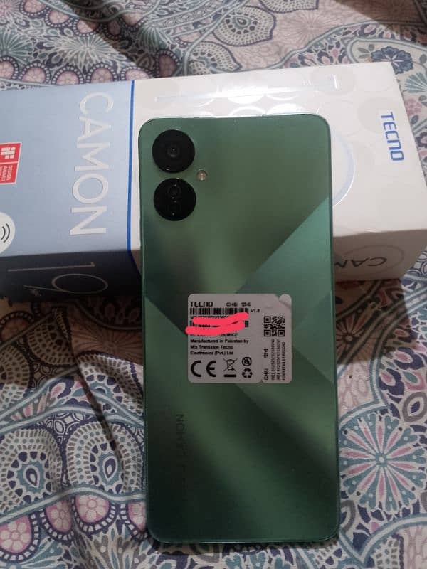 Tecno camon 19 neo 6/128 PTA approved with box 0