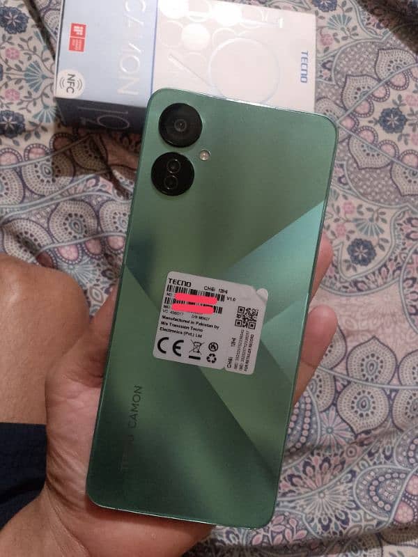 Tecno camon 19 neo 6/128 PTA approved with box 1