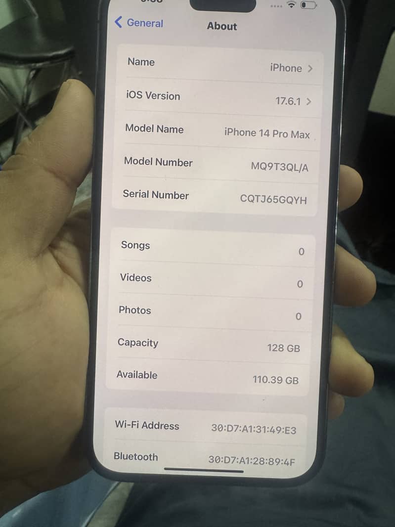I PHONE14 PRO MAX 128GB 5