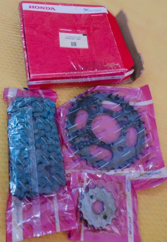 Honda CG 125, New imported Sprocket (Chain Garari) Set 2