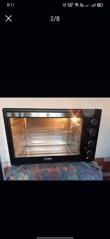 Life relax electric microwave oven 70litr li8 n fan bake,roast n more 1