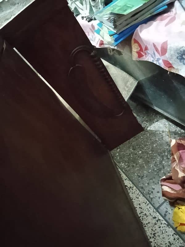 Pure wood good guality single bad only no damage solid dayar lakri ka 6