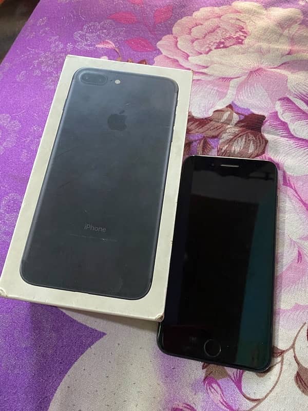 Iphone 7 plus Pta approved With box 1