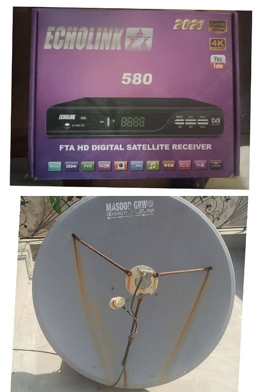 Dish+ HD receiver echolink 0
