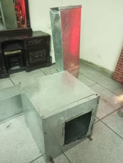 Commercial Hood + Blower + Ducting Setup for Sale Excellent Condition