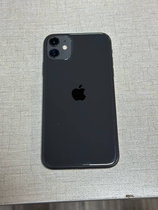 i phone 11 64GB  box pack non PTA just sim time used 4 month 2