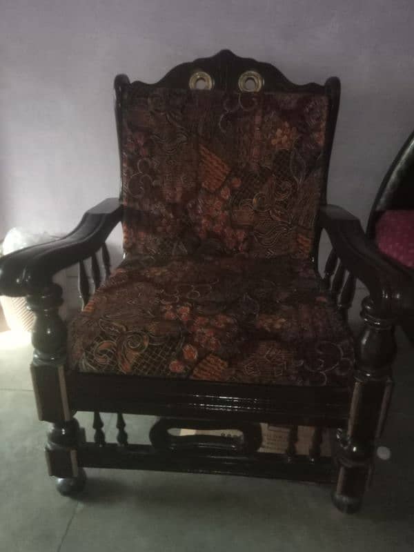 Wooden Sofa Set 1